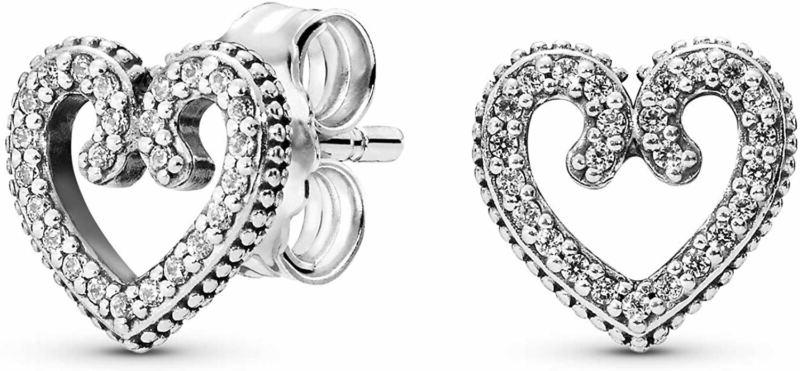 orecchini a perno donna argento 297099cz