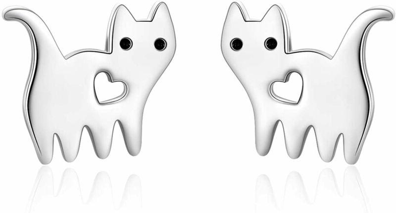 orecchini a perno in argento sterling con
