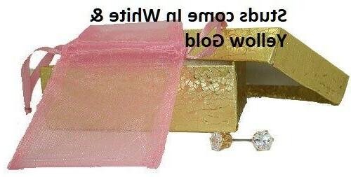 orecchini a perno oro giallo piastra swarovski