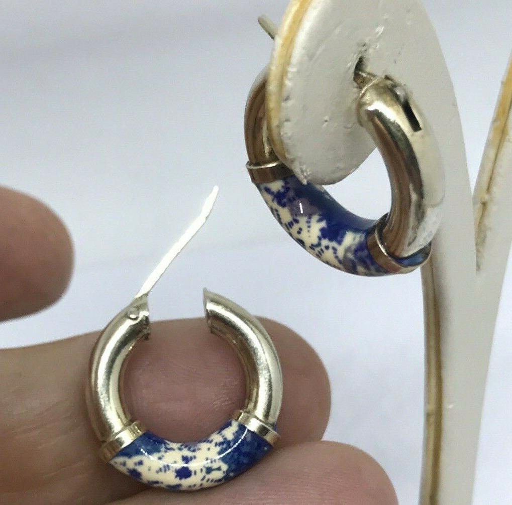 orecchini a schiava in argento 925 dorato