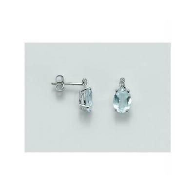 orecchini acquamarina e diamanti erd2521 ovale earrings