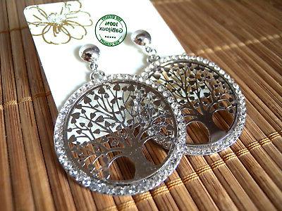 orecchini albero della vita argentati donna da