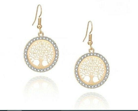 orecchini albero della vita sobri eleganti e