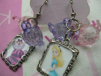 orecchini alice in wonderland stregatto cammei offerta