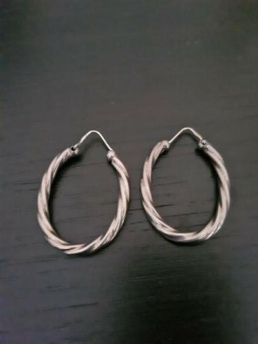 orecchini argento 925 cerchio