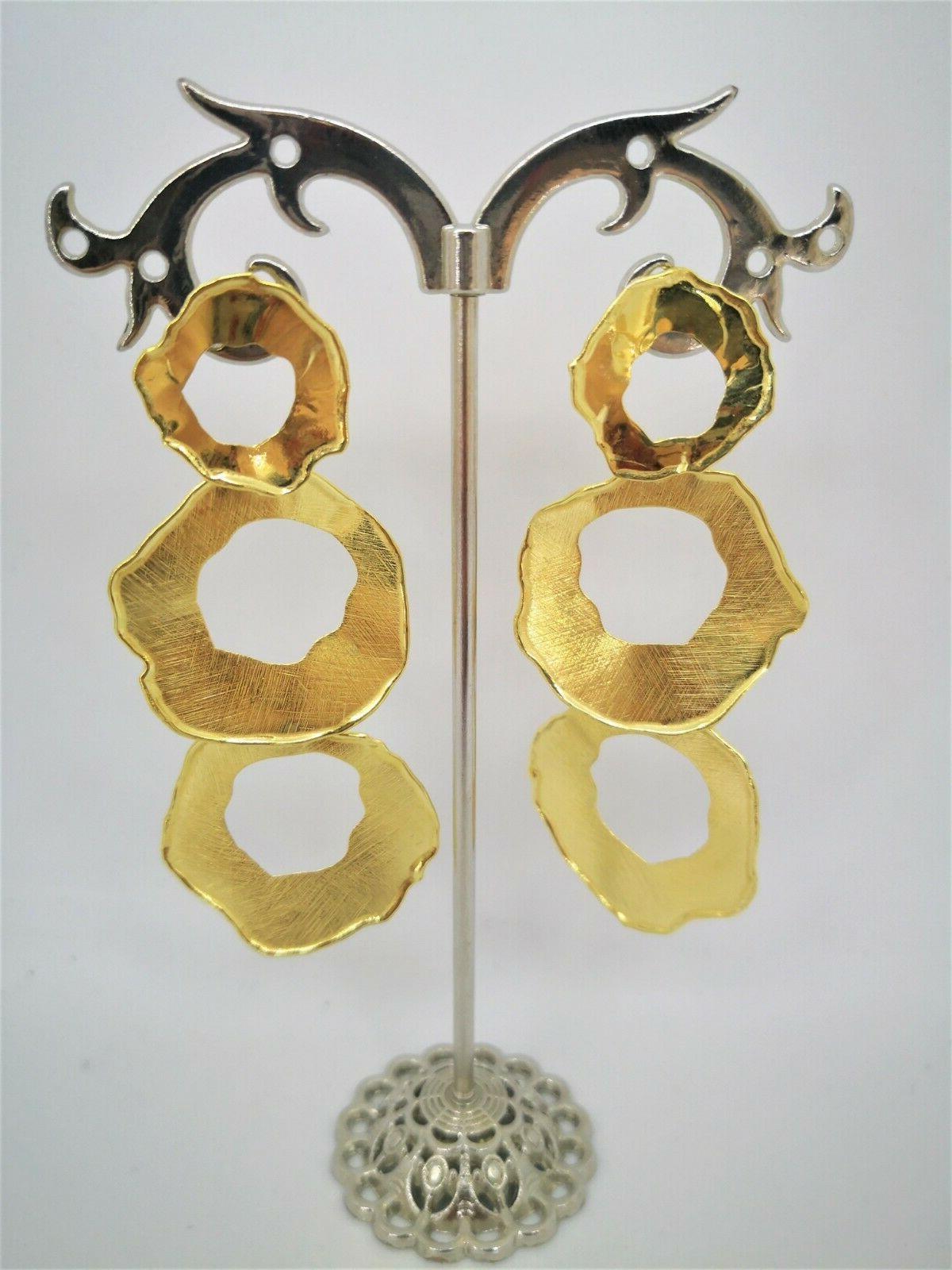 orecchini argento 925 dorati oro pendenti cerchi