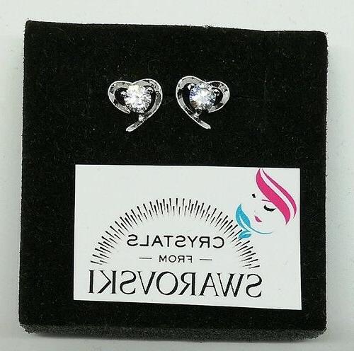 orecchini argento 925 e swarovski punto luce