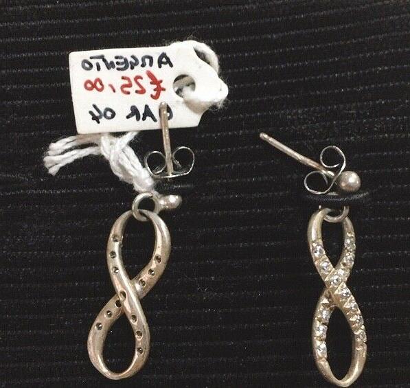 orecchini argento 925 infinito