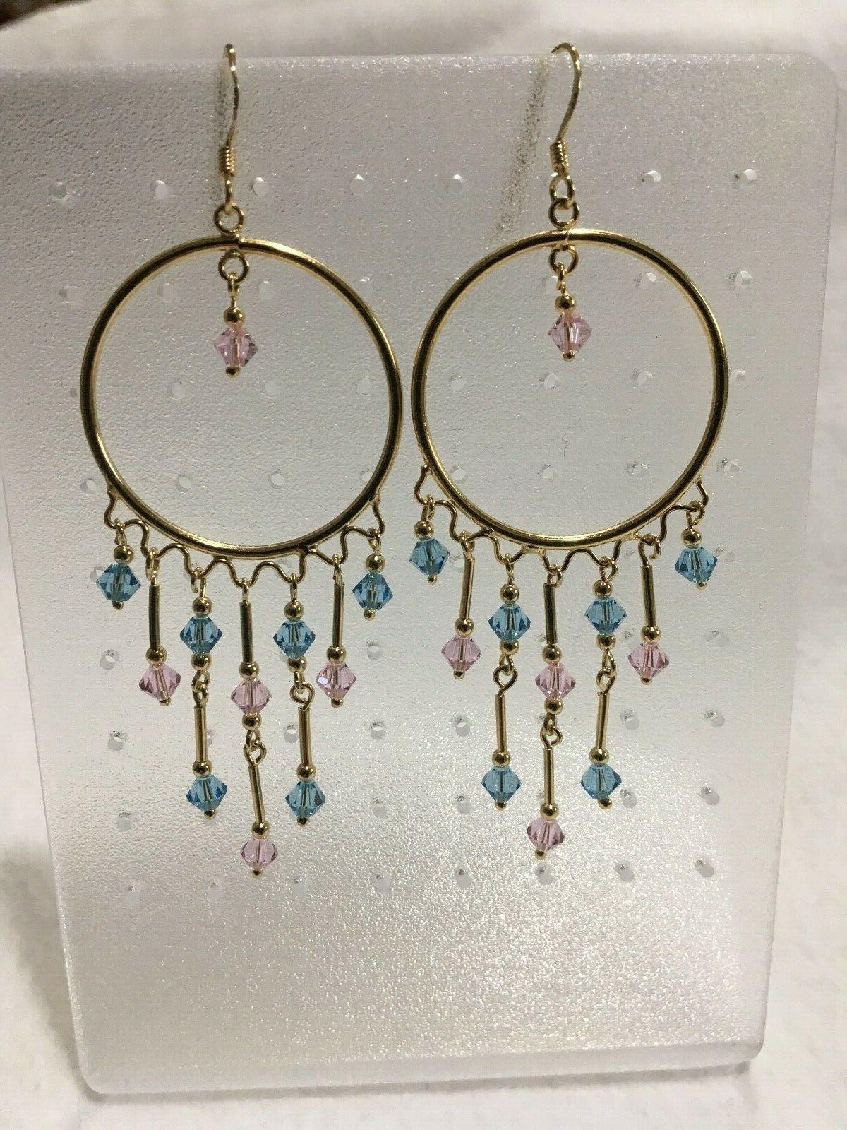 orecchini argento 925 pendenti lunghi con cristalli