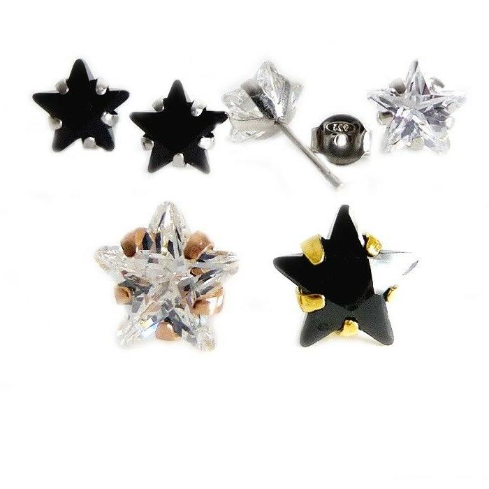 orecchini argento 925 punto luce 8 m