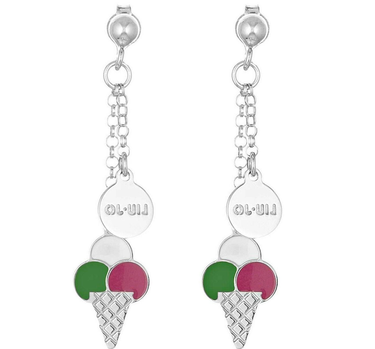 orecchini argento baby blj357 pendenti con gelato