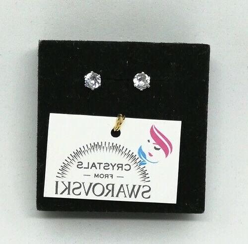 orecchini argento punto luce con cristalli swarovski
