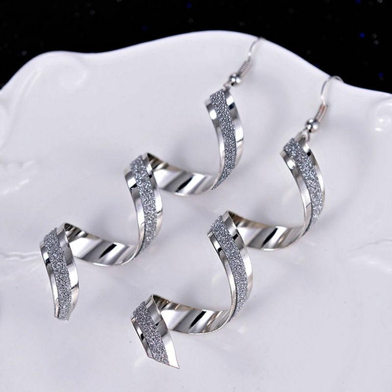 orecchini argento strass gocce d acqua brincos