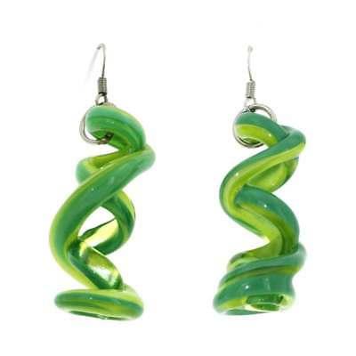 orecchini artigianali design in vetro di murano