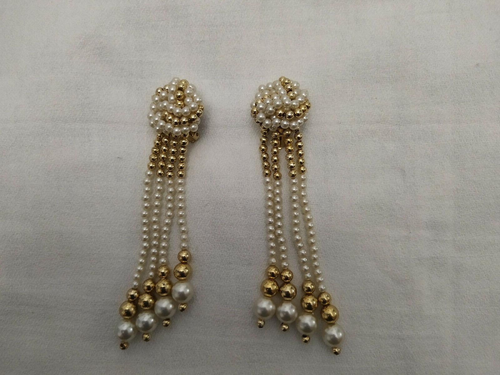 orecchini bigiotteria clip vintage