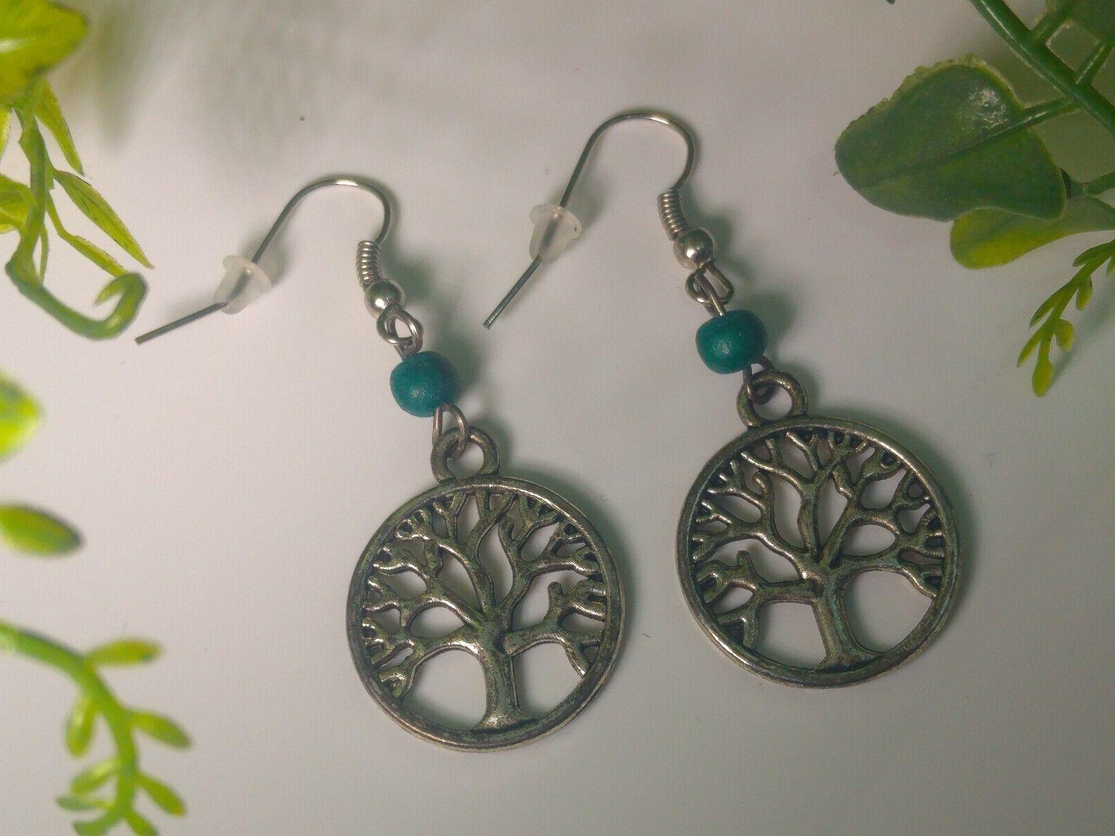 orecchini bijoux albero della vita tribali etnici