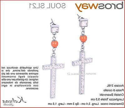 orecchini brosway collezione soul sl21 49 acciaio