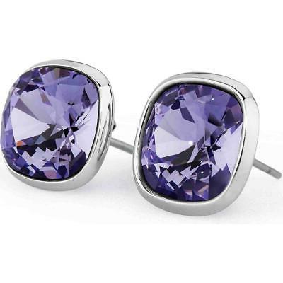 orecchini brt25 acciaio con cristalli swarovski collezione