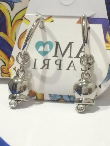 orecchini bysimon capri con campanella pendente in