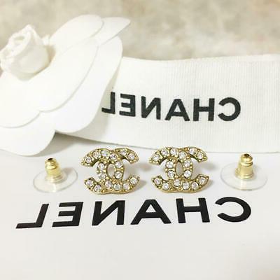 orecchini cc logo oro strass 04a 0372