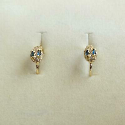 orecchini cerchi colore oro serpente con zirconi