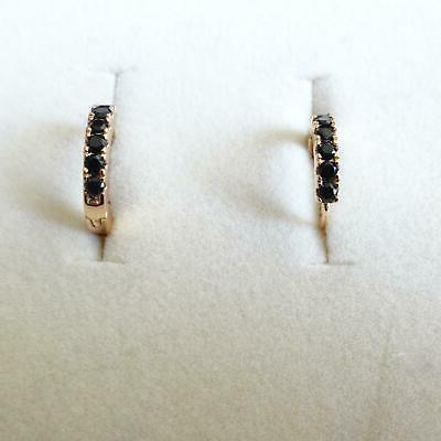 orecchini cerchi donna colore oro con zircone