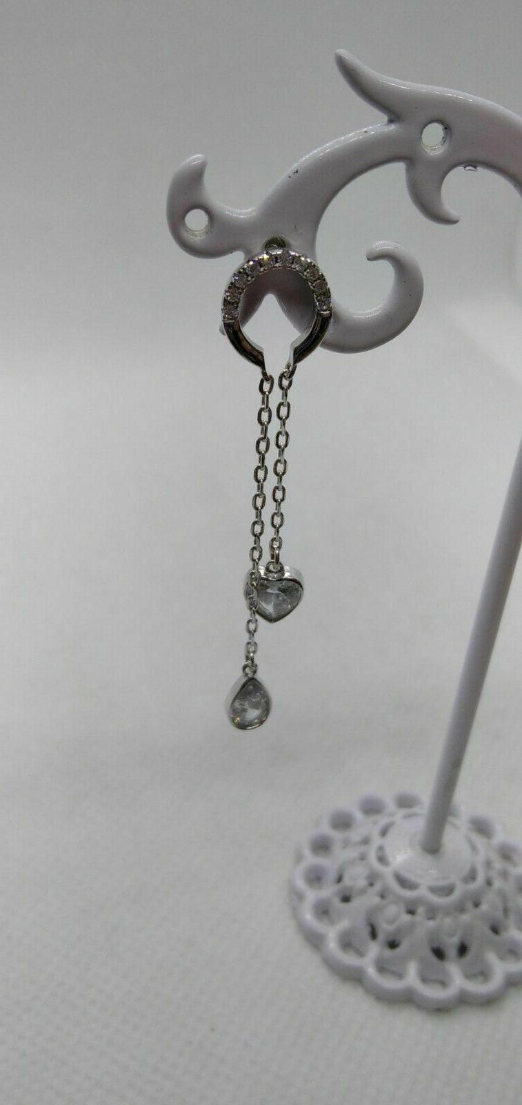 orecchini cerchi pendenti in argento 925 1000