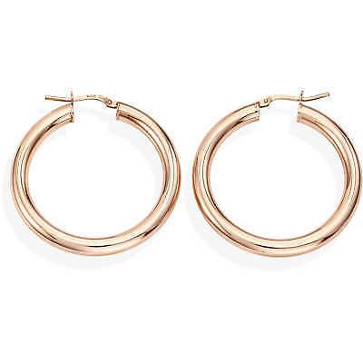 orecchini cerchi rosati 3cm orce4r3