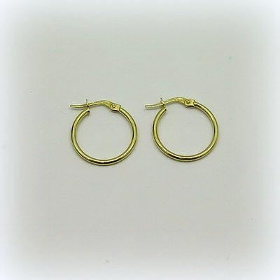 orecchini cerchietto in oro giallo 18 ct