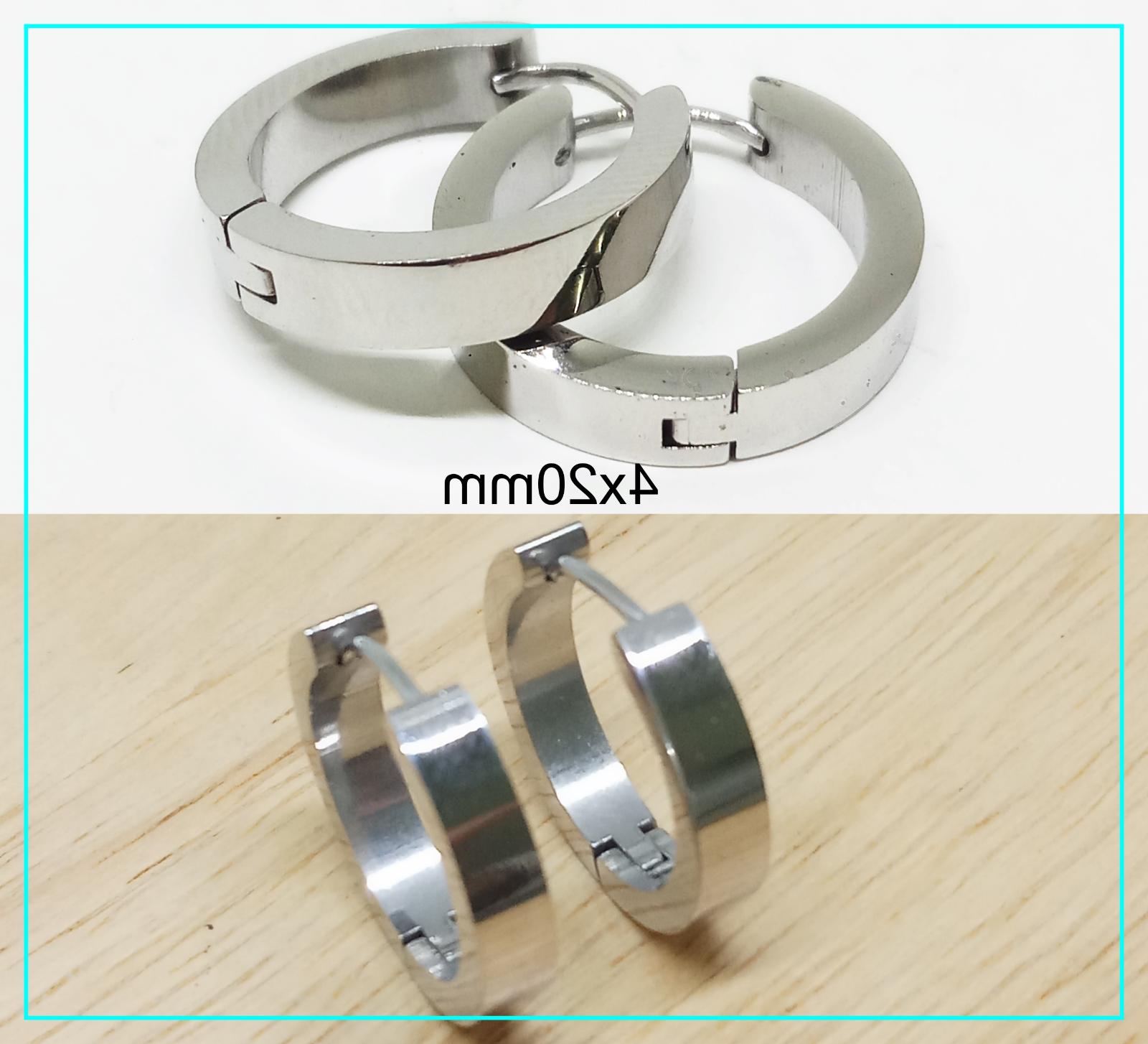 orecchini cerchio acciaio cerchietto pirata uomo donna