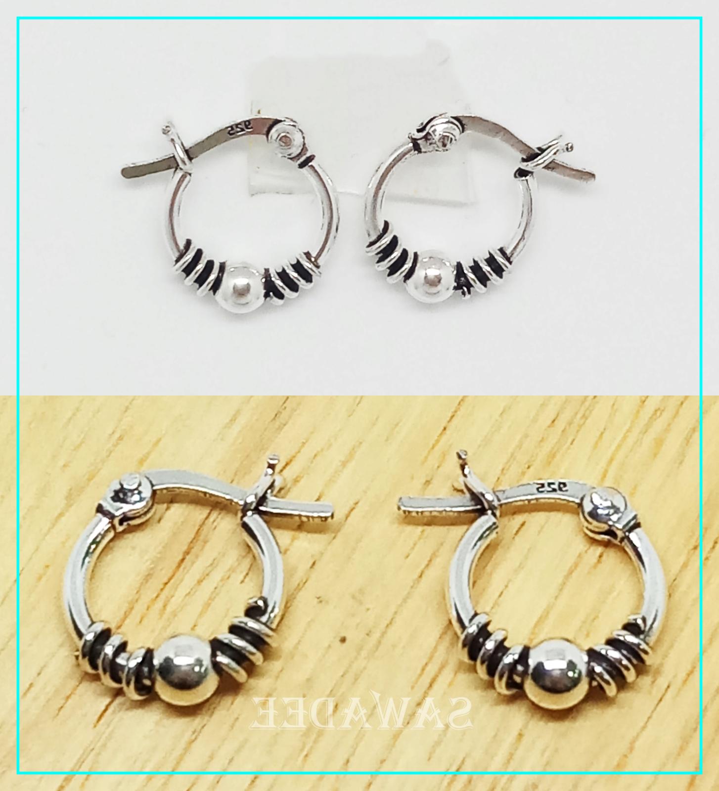 orecchini cerchio cerchietto argento 925 percent baly