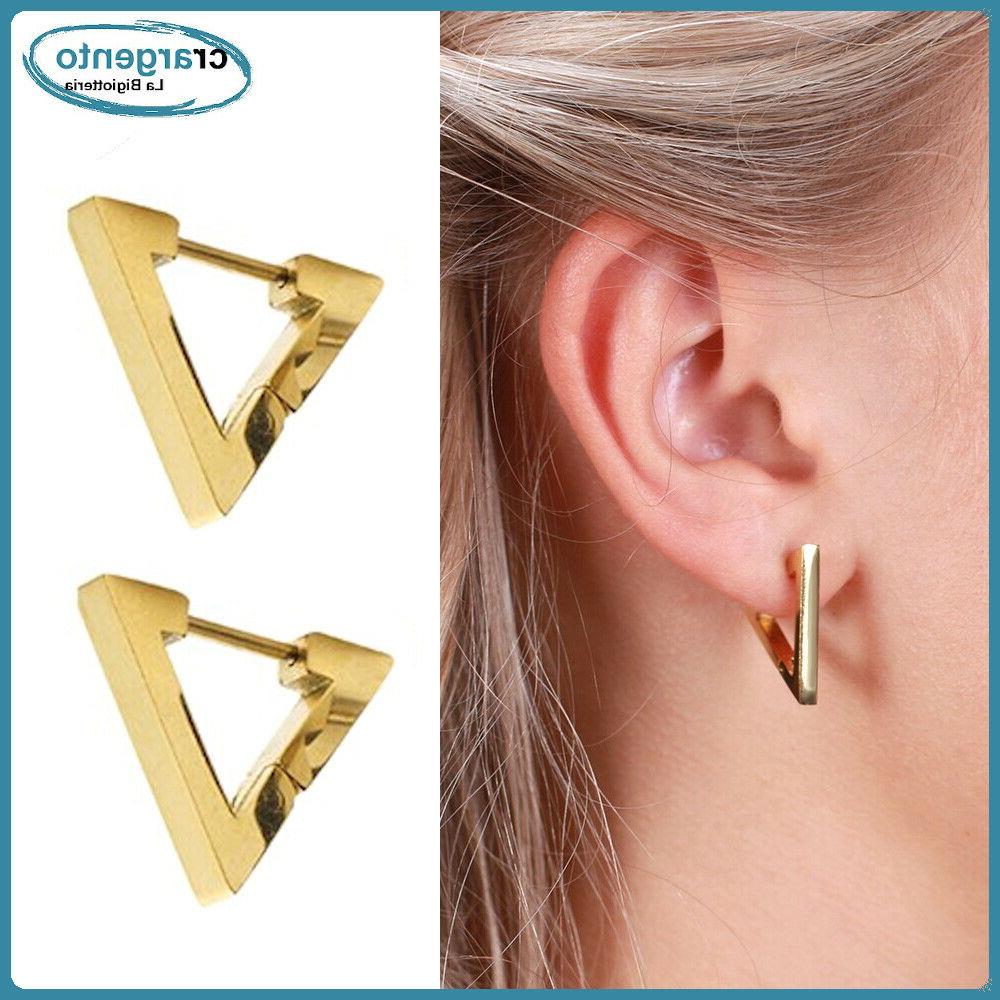 orecchini cerchio donna acciaio inox cerchietti da