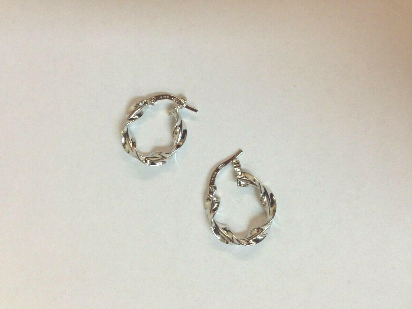 orecchini cerchio donna bambina oro bianco 18