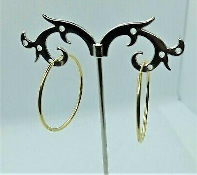 orecchini cerchio grandi oro giallo 18kt 750