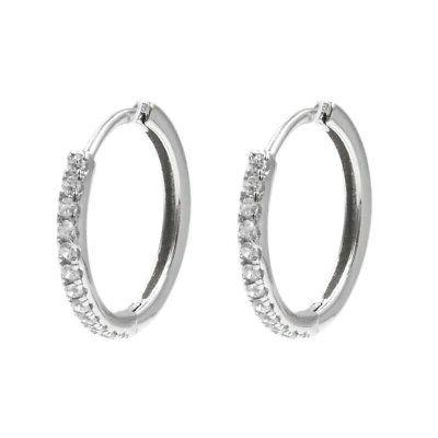 orecchini cerchio in argento sterling 925 e