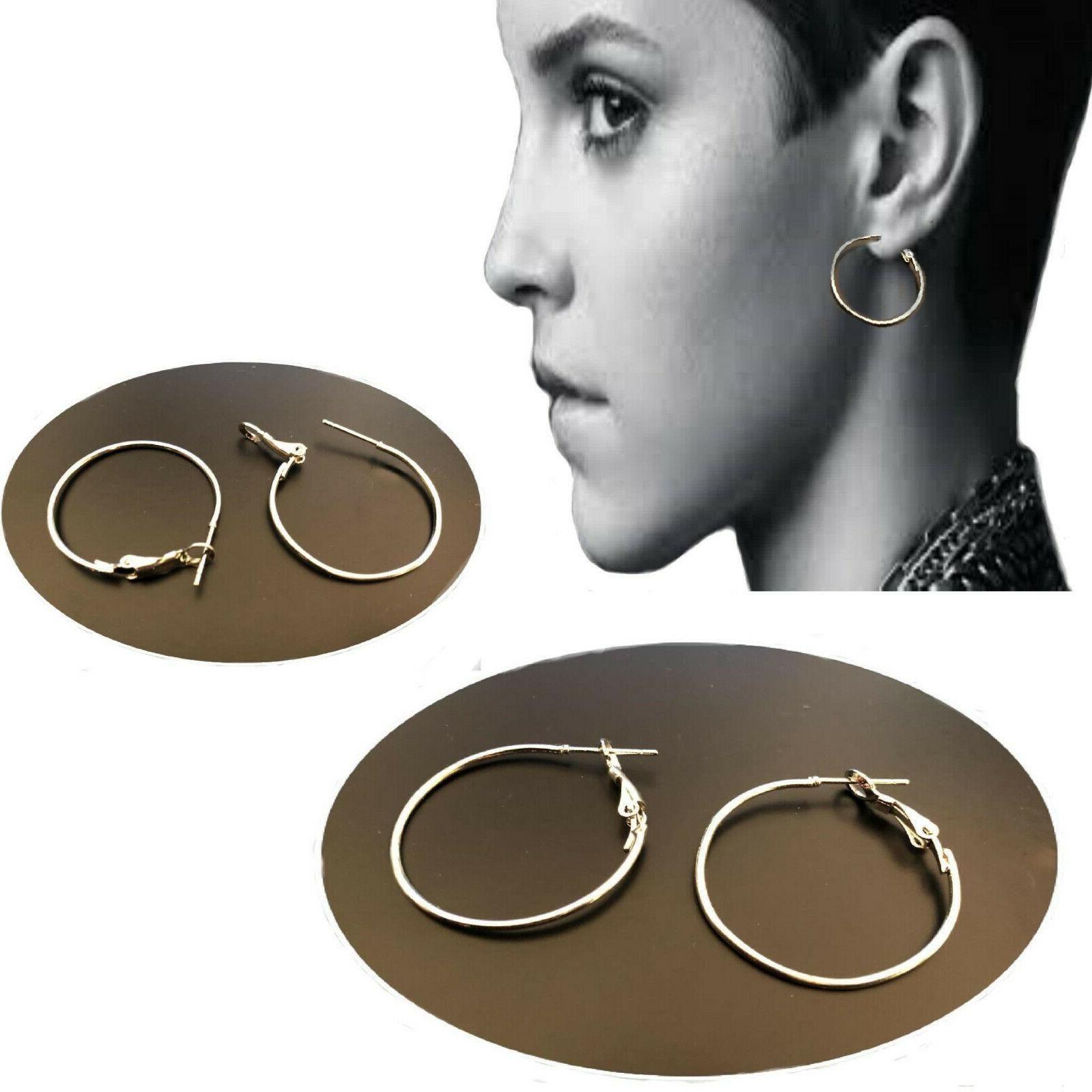 orecchini cerchio piccoli da donna argento cerchietto