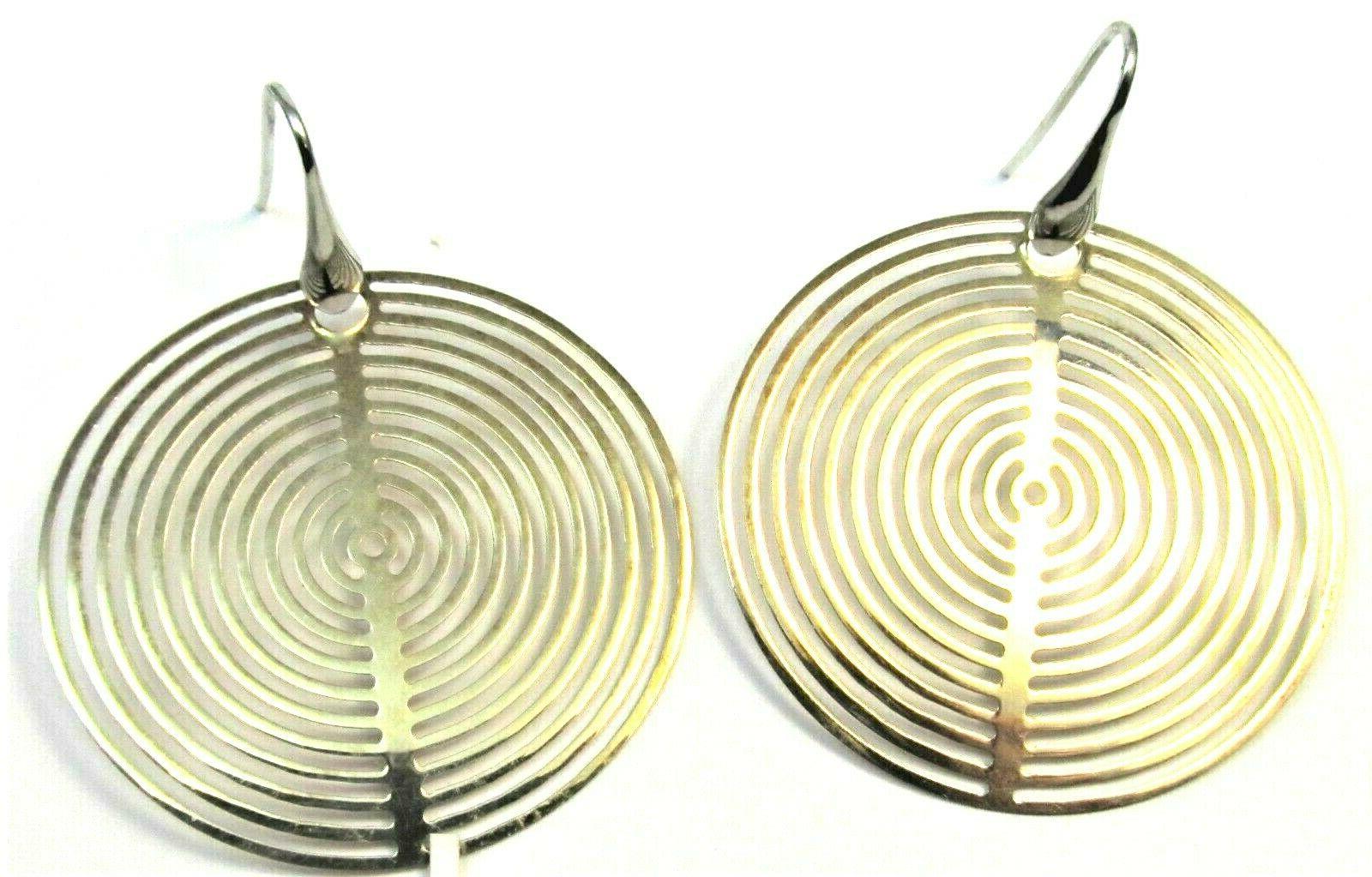 orecchini cerchio ragnatela donna ragazza argento moda