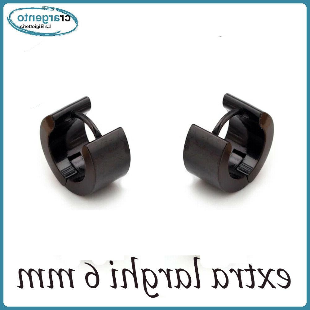 orecchini cerchio uomo acciaio inox cerchietti grossi