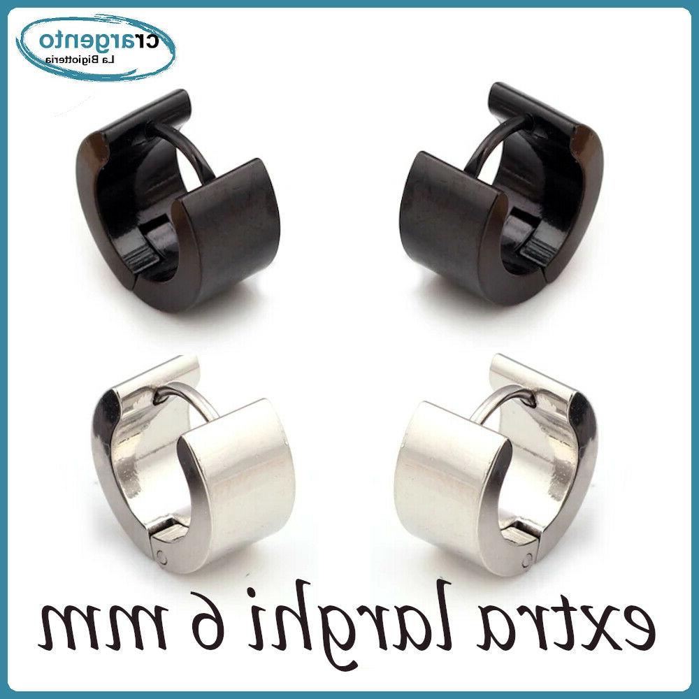 orecchini cerchio uomo acciaio inox cerchietti piccoli