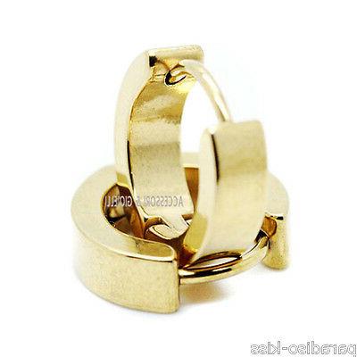 orecchini cerchio uomo donna unisex in acciaio