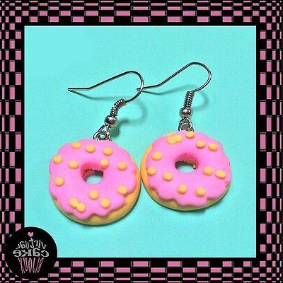 orecchini ciambella donut accessori bigiotteria handmade fim