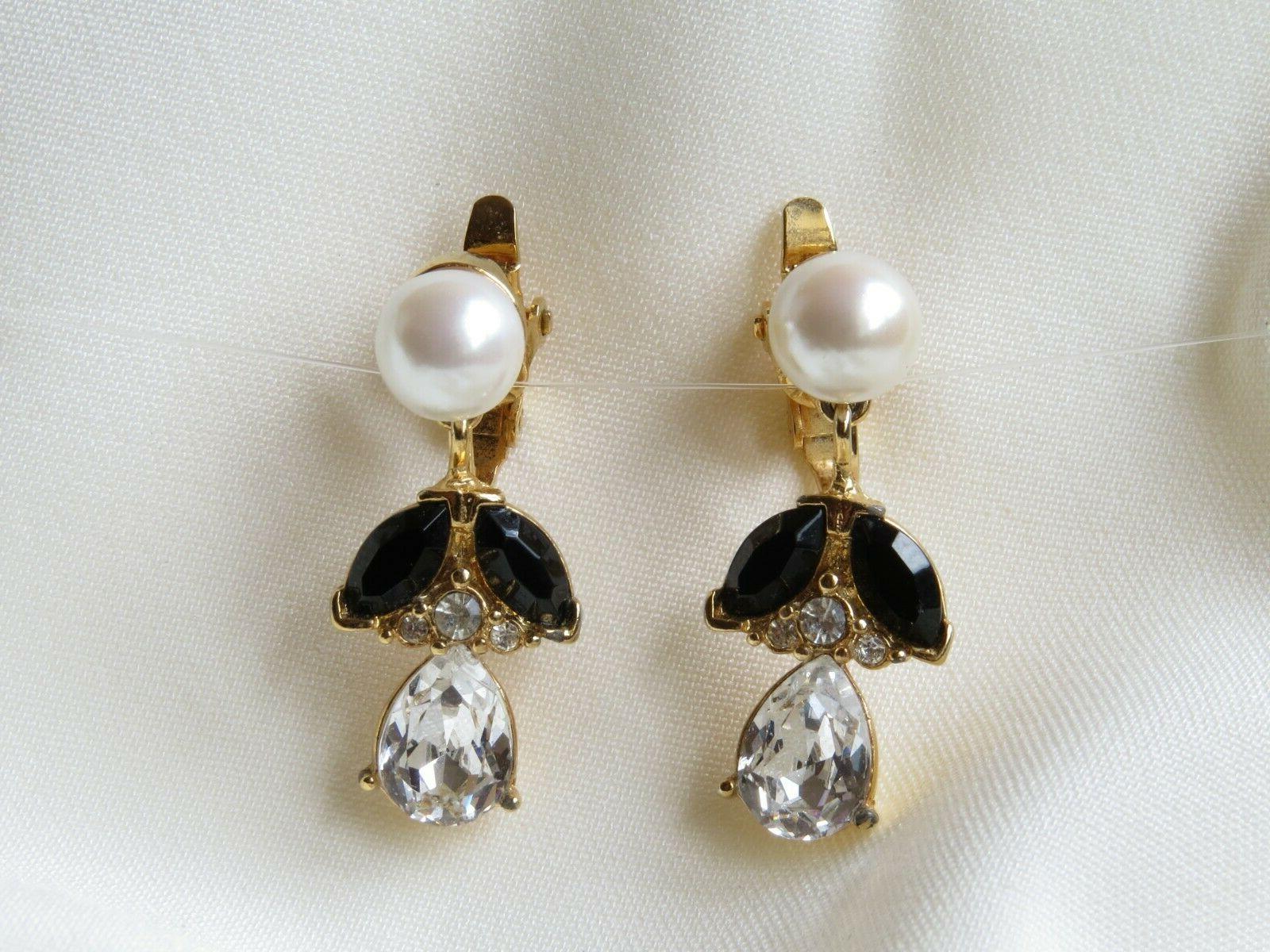 orecchini clip on bigiotteria vintage