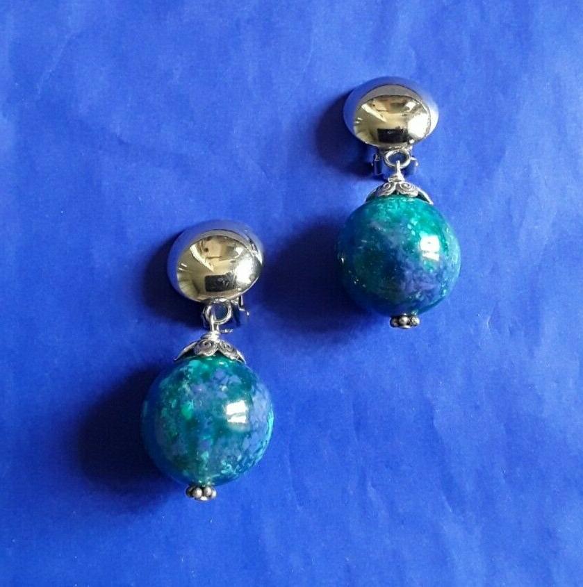 orecchini clip vintage bigiotteria anni 60 color