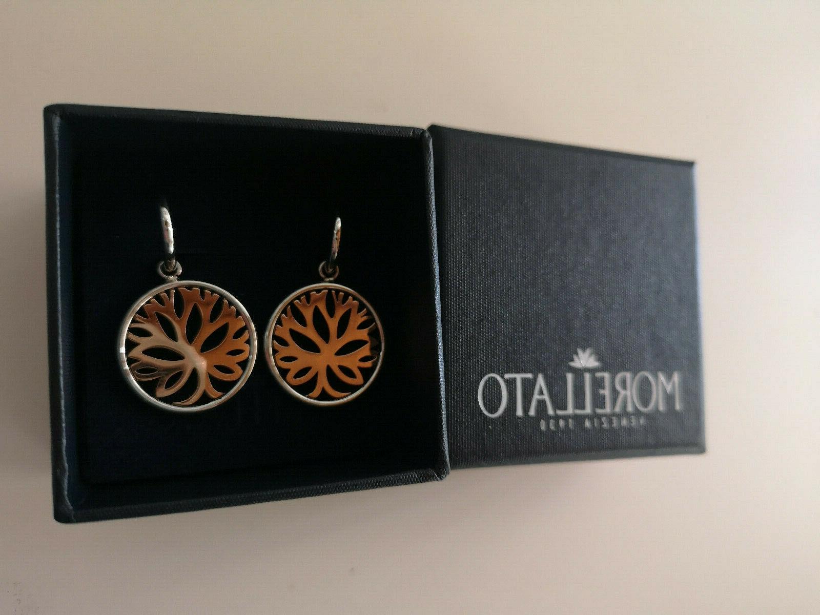 orecchini collezione loto acciaio rose gold