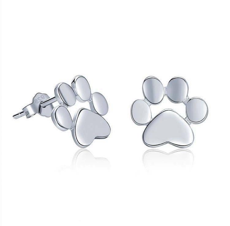 orecchini colore varianti orma cane gatto brillantino