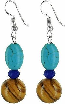 Con Autentiche Perle In Legno D'ulivo E Brillantini - Gioiel