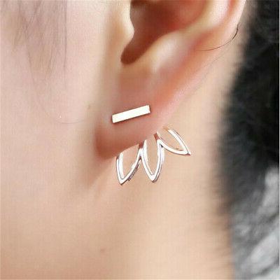 orecchini con borchie a forma di fiore