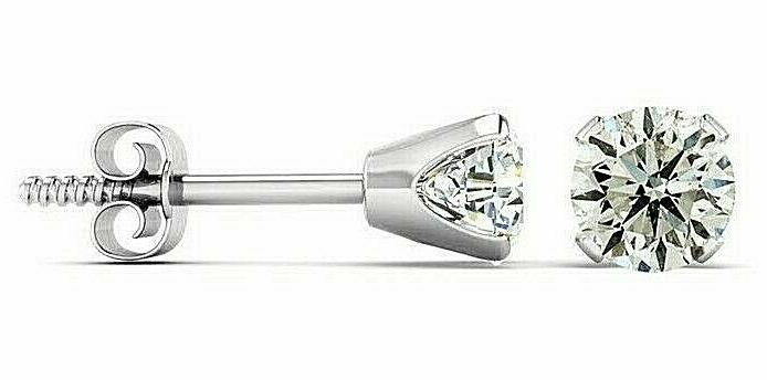 orecchini con diamanti brillanti naturali da 0
