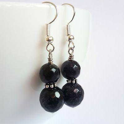 orecchini con goldstone
