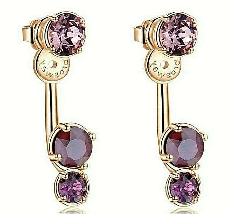 orecchini con pendente e punto luce da